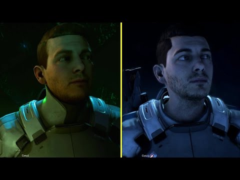Mass Effect Andromeda PS4 Pro Demo vs Retail Xbox One S Graphics Comparison