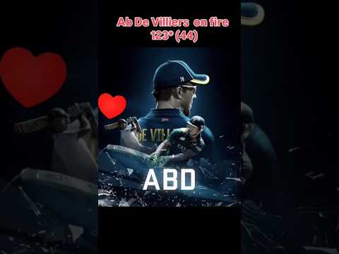 ab on fire (44) 123* ran #abdevillies https://amzn.to/4ikQXX3