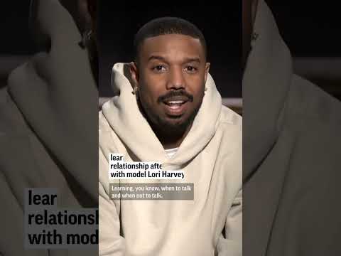 Michael B. Jordan on what he’s learned about public relationships after Lori Harvey breakup. #shorts