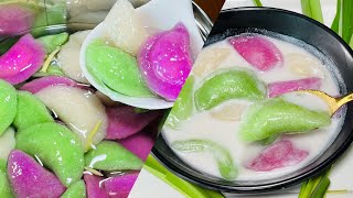 Quai Vac sweet soup is more delicious than floating rice balls with a simple and easy to make recipe