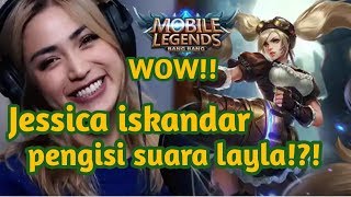 Download lagu KEREN,Jessica Iskandar menjadi pengisi suara layla voice Over INDONESIA. MLBB mp3