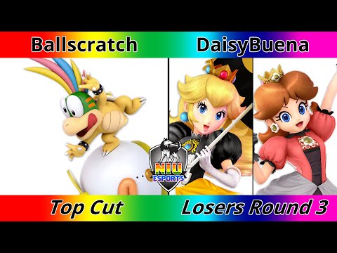 Smash for Support - Top Cut LR3 - Ballscratch (Bowser Jr.) vs RVC | DaisyBuena (Peach, Daisy)