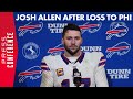 Buffalo Bills QB Josh Allen Postgame Press Conference After Overtime Loss To Eagles