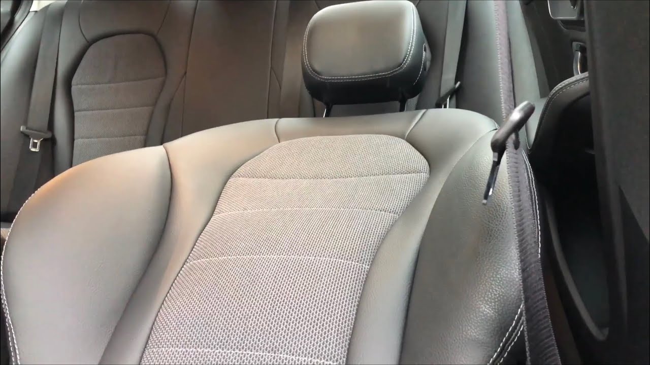 PKW Sitz elektrisch einstellen KFZ Kopfstützen einstellen Mercedes Benz C180 Limousine Anleitung