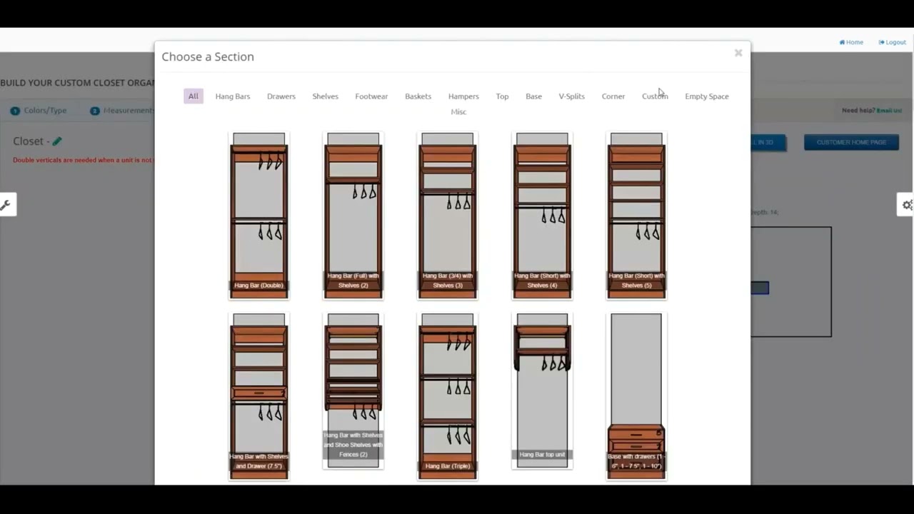 Tops and Uppers - Platinum Closets