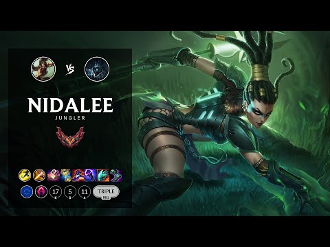 Nidalee Jungle vs Karthus - EUW Grandmaster Patch 12.16
