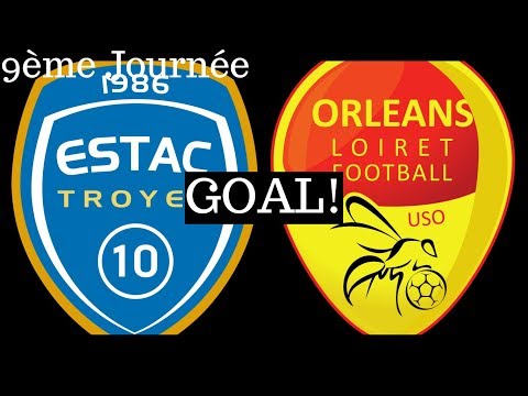 Troyes - US Orléans [1-2] (Goal 57') by Aurelien Scheidler