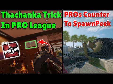 PRO Players Using Tachanka Trick In PRO League | 400 IQ Spawn Peek Counter - Rainbow Six Siege