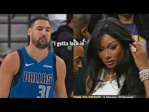 Klay Thompson Did THIS With Girlfriend Megan Thee Stallion Courtside…