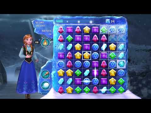 Frozen Free Fall: Snowball Fight Level 66 Walkthrough - No Power Ups