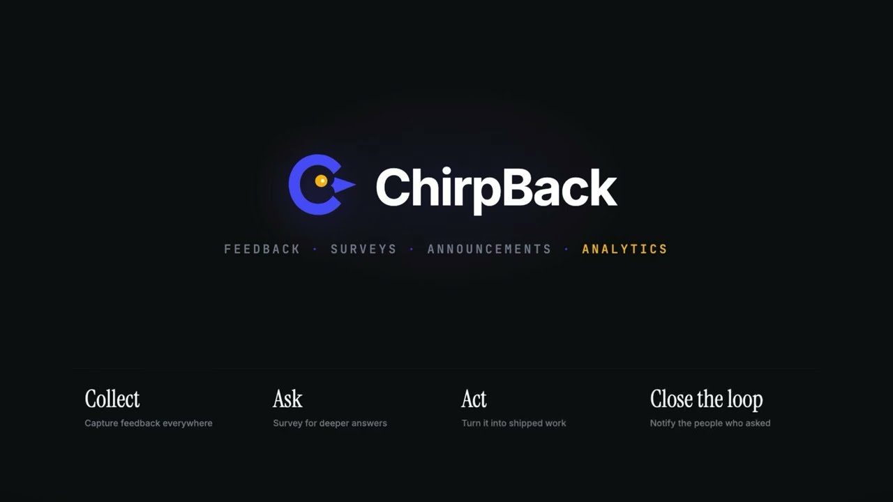 ChirpBack video preview
