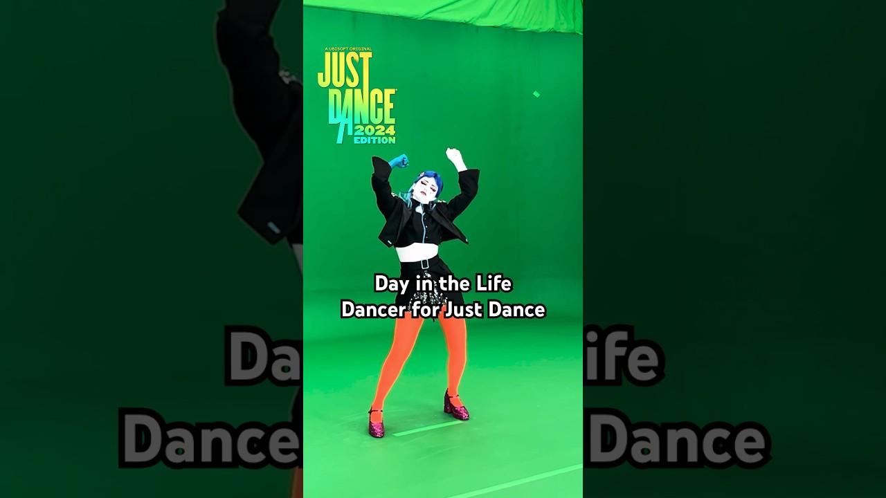 😍 Day in the Life as a Dancer for Just Dance #justdance #behindthescenes