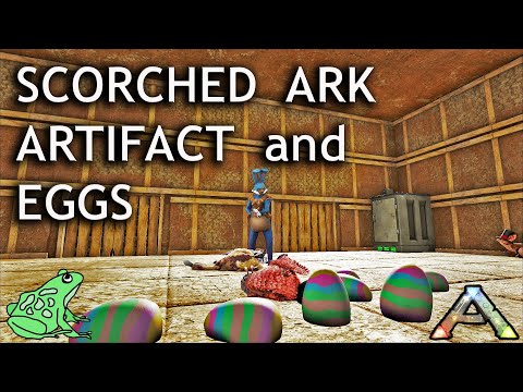 Artifact of the Gatekeeper and Egg Adventure - Scorched Earth Ep 9 - Ark Survival Evolved Gameplay