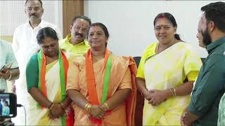 തൃശൂരിൽ UDF പഞ്ചായത്ത് പ്രസിഡന്റ് BJP യിൽ