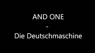 and one   die deutschmaschine