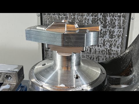 VM2 + TRT210  cutting aluminum part