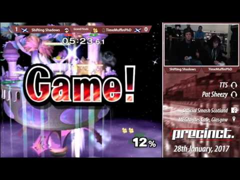 Precinct January - Shifting Shadows (C.Falcon) Vs. TimeMuffinPhD (Fox) Melee Grand Finals