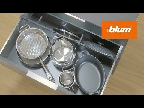 AMBIA-LINE Querreling: Inneneinteilungssystem für Töpfe und Deckel | Blum