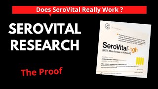 SeroVital Does It Work The Proof.