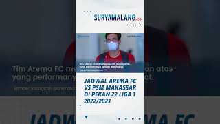 Arema FC Vs PSM Makassar akan Berlaga Besok Sore, akan Jadi Laga Penuh Tantangan Bagi Singo Edan