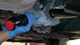 How to change your Transfercase oil in Mitsubishi Pajero 4