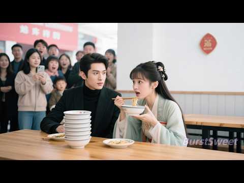 鄉下女孩狂吃 10 碗麵引得路人嘲笑，怎料路過的矜貴總裁一眼認出她是救命恩人，趕緊帶回家寵成小公主#chinesedrama #短劇 #總裁 #灰姑娘 #吃貨小嬌妻就位