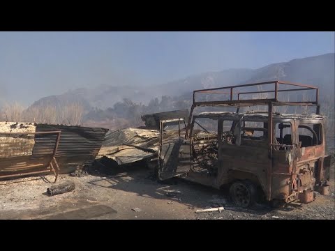 Storbränderna i Kalifornien rasar – 11 000 fortsatt evakuerade - Nyheterna (TV4)