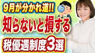 【個人事業主の節税】9月から準備すれば今年の確定申告で得をする3制度
