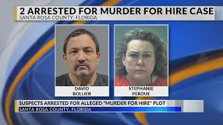 Murder for hire suspects arrested in Santa Rosa Co., Sheriff says in Valentine’s Day news conference