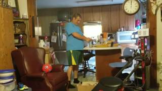 How high a bottle fly's