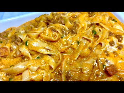 Creamy Pressure Cooker Pasta - SIMPLE and EASY Recipe