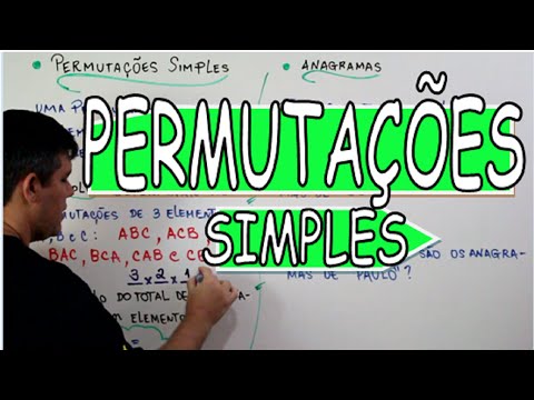 PERMUTAÇÃO SIMPLES