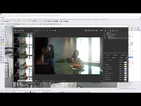 Videocorso VRAY Rhino - 20 - Post-Produzione ed Esportazione, Effetti Lente, Cronologia, Correzione