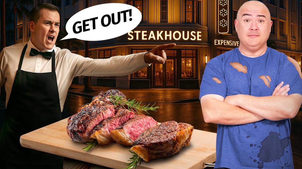 What happens if you look BROKE vs RICH at a steakhouse!