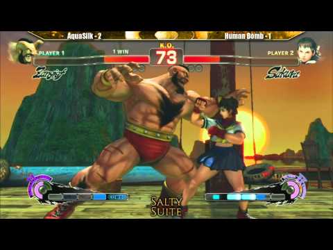 AquaSilk vs Human Bomb - CCG Salty Suite @ EVO 2012