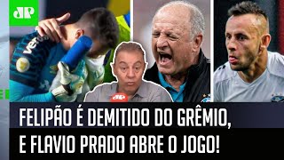 ‘É preocupante; auxiliar do Felipão me contou que o Grêmio…’; Flavio Prado abre o jogo após demissão