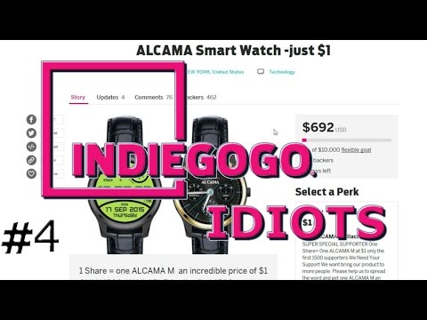 Indiegogo Idiots- A $1 Smart Watch?! (Alcama Watch)