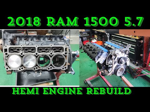 2018 Ram 1500 5.7 Hemi Engine Rebuild