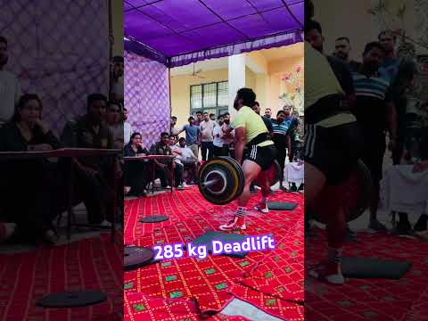 Gold medal 🥇 285 kg Deadlift