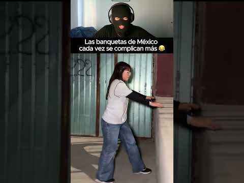 Las banquetas de México parecen niveles de un videojuego 😂