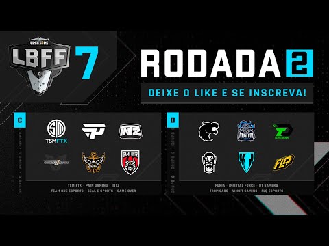 LBFF 7 Série B - Rodada 2 - Grupos C e D | Free Fire