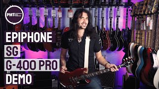 Video thumbnail for Epiphone SG G-400 Pro Demo Review - Big Sound Small price by PMTVUK