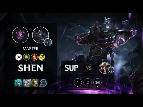Shen Support vs Sett - KR Master Patch 10.10