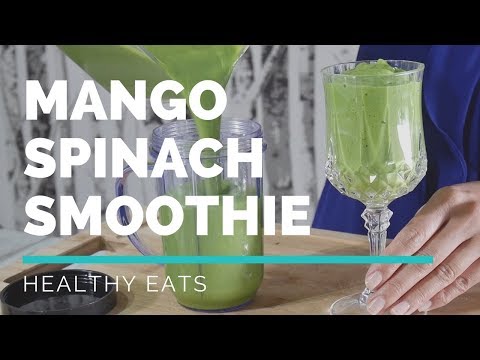 MANGO+ SPINACH + AVOCADO GREEN SMOOTHIE