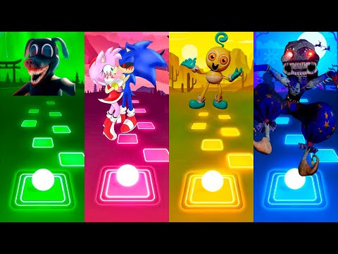 Crazy Frog vs Sonic vs Mario vs Gummy Bear - Tiles Hop EDM Rush