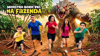 MONSTRO ASSUSTADOR NA FAZENDA ** a família conseguiu escapar??