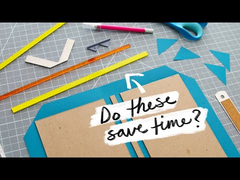 Trying Bookbinding Spacers & Corner Cutters 📚 Sea Lemon