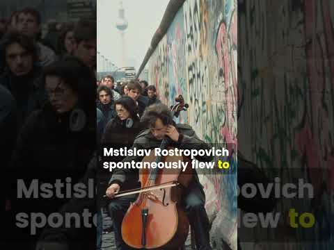 Rostropovich at the Berlin Wall 15 Days That Changed History #untoldwars #historyshorts