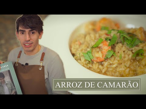 Prawn Rice, Flambéed Prawns