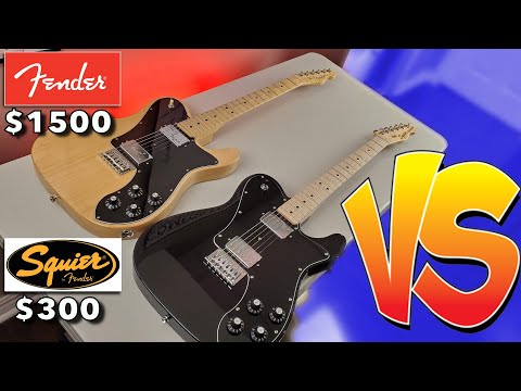 Not What I Expected - Squier Affinity VS Fender American Professional - Tele Deluxe Tone Comparison